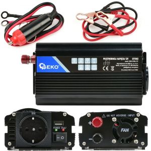 Naponski pretvarač 12V na 230V (350/700W) GEKO 8809117002
