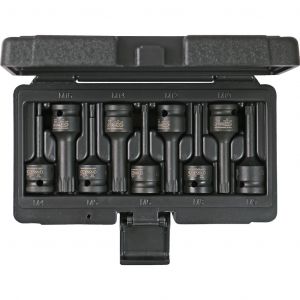 Set (9 delova) 1/2'' udarnih dugih nasadnih XZN ključeva KS TOOLS 3002423814