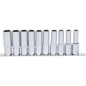 Set (10 delova) 1/2'' dugih nasadnih šestougaonih ključeva KS TOOLS 8000080612