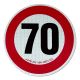 Nalepnica ograničenje brzine CL.2 70 km/h Ø200 mm BICMA B99003