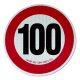 Nalepnica ograničenje brzine CL.2 100 km/h Ø200 mm BICMA B99005