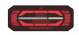 LED zadnje svetlo levo crno sa 6 funkcija 10/30V sa trouglastim reflektorom 7-pin AMP DASTERI D-DSL6005TRBM