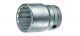 Nasadni ključ 80mm 12-ugaoni, prihvat 1'' GEDORE 9240071057