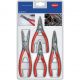 Set zeger klešta (4-delni) za unutrašnje i spoljašnje sigurnosne prstenove KNIPEX 9500012003